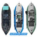 Fishing Kayak with Foot Pedal Inflatable Pvc  Reasonable Factory Price 335*112*10CM Adjustable Drifting